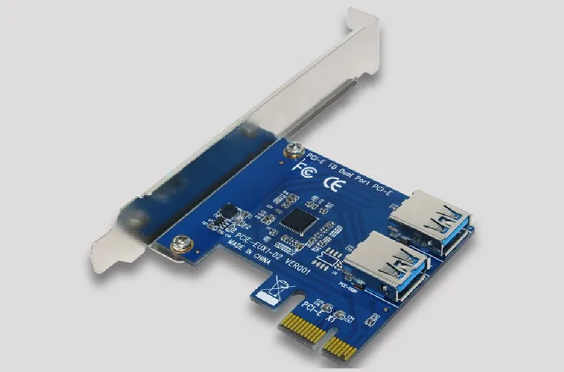 10 компл./лот PCI E 1 4 2 Express 1X переключатель мультипликатор концентратор Riser Card