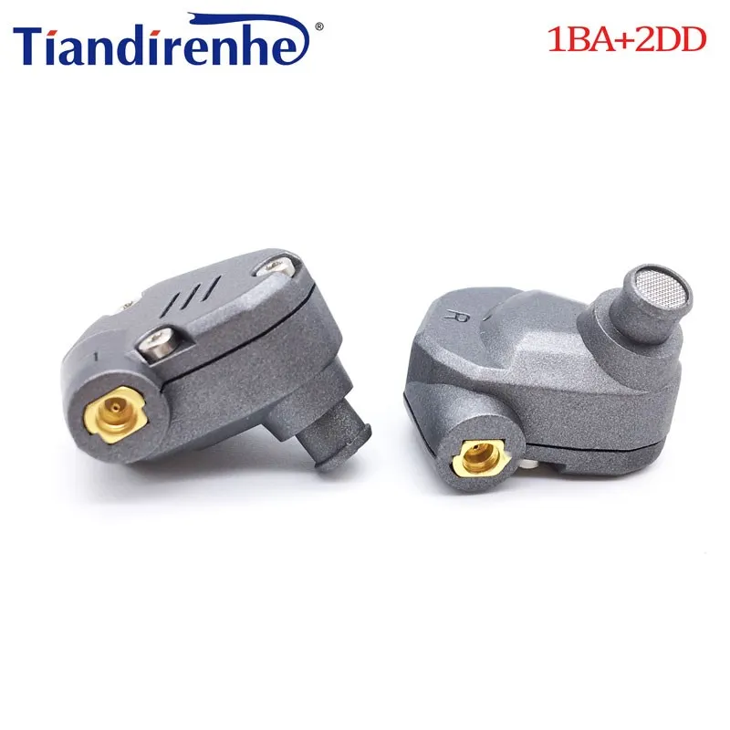 

TIANDIRENHE TD102 1BA+2DD Hybrid In Ear Earphone HIFI Monito Running Sport Headset Earphone with MMCX Detachable For iphone