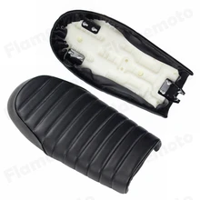 motorcycle Black Vintage Cafe Racer Seat Retro Saddle For Honda CB350 CB400 CB500 CB550 CB750