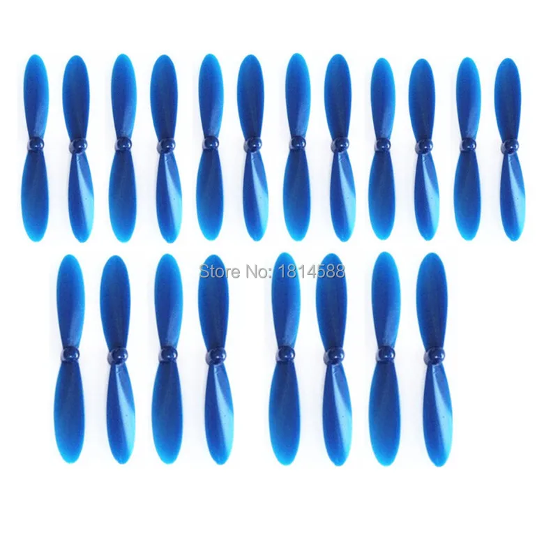 

20PCS Hubsan X4 H107P H107C + H107D + PLUS Quadcopter accessories H107D + -02 blue propeller blade main blade