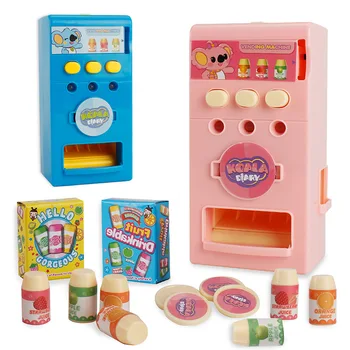 

Cash Register Automatic Drink Vending Machine Child Play House Vending Machine Toy Sound Interactive Gift Cash Register For Kids