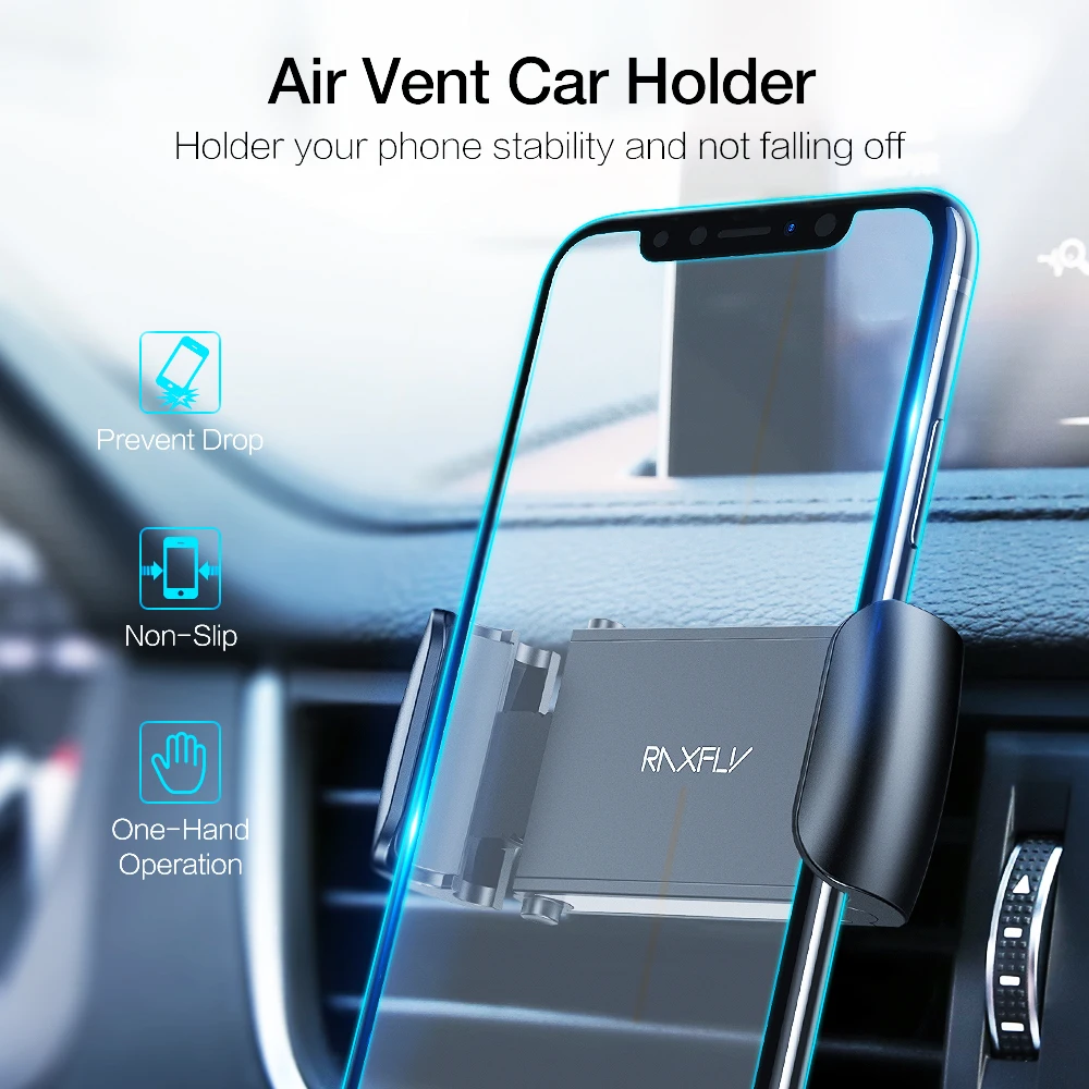 RAXFLY Auto Telefon Halter für Ihre Handy Halter Stehen für iPhone 11 8 Air Vent Halterung Handy Un