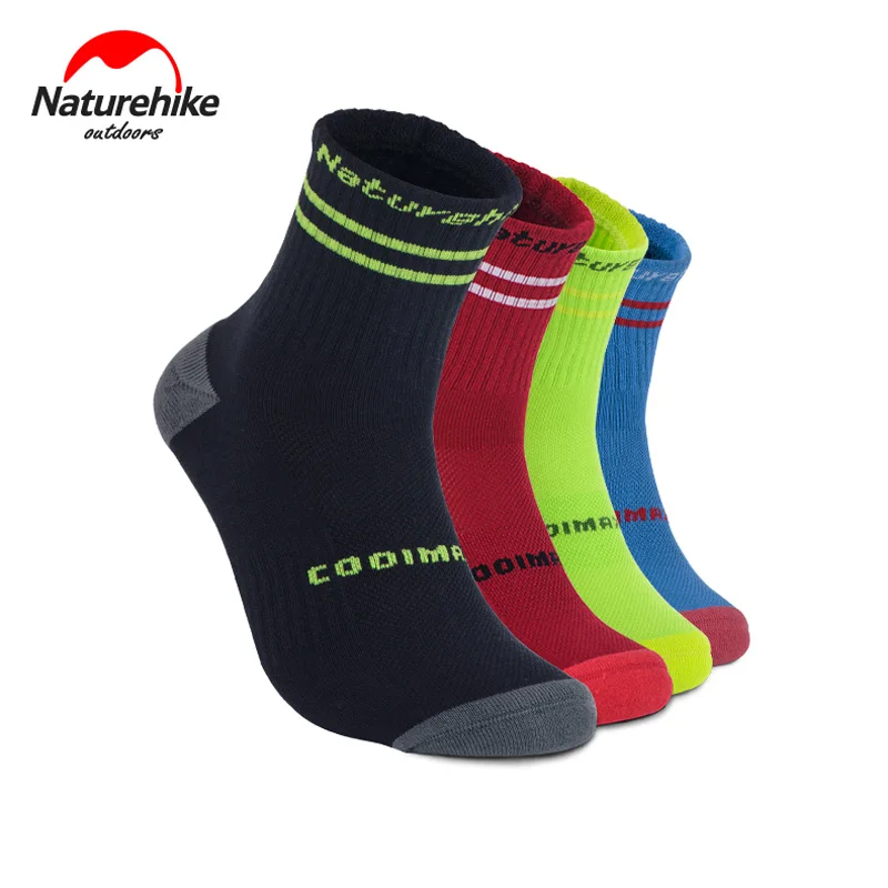 

Naturehike Unisex Coolmax Breathable Socks Outdoor Sport Socks Sweat Absorbing Qucik-dry Mid-calf Length Socks NH17A016-W
