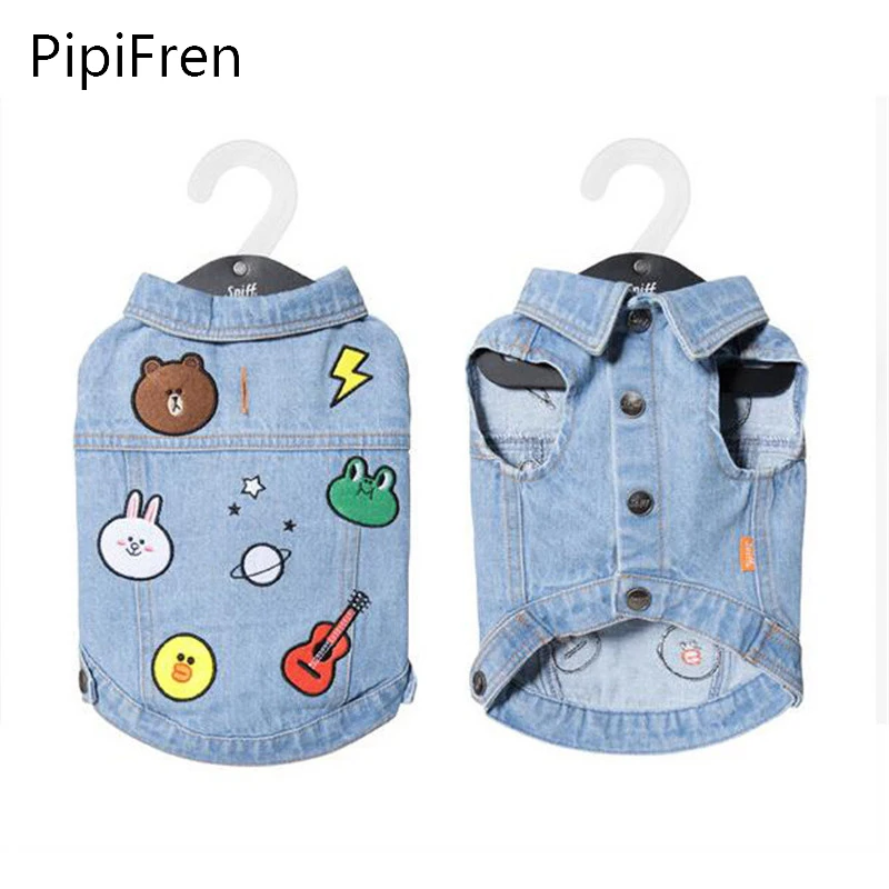 

PipiFren Dogs Clothes Summer T Shirts Vests French Bulldog For Pet Costume Colorful Small Dog Shirts Spring Cowboy Manteau chien