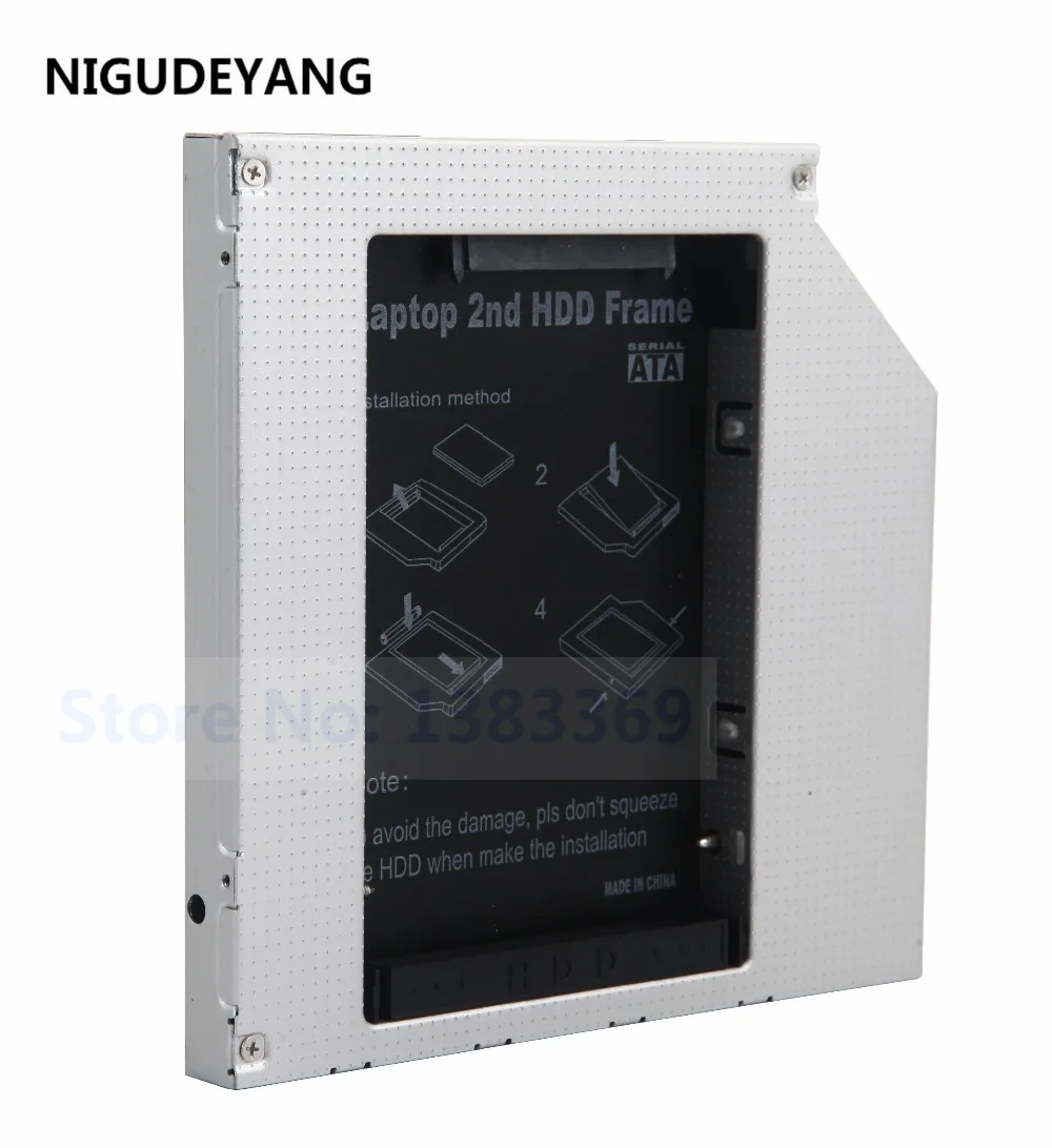 NIGUDEYANG 2nd HDD SSD жесткий диск SATA IDE Caddy для Sony Vaio VGN CR220E DVR K16 K17|ide caddy|2nd hddsata - ide |