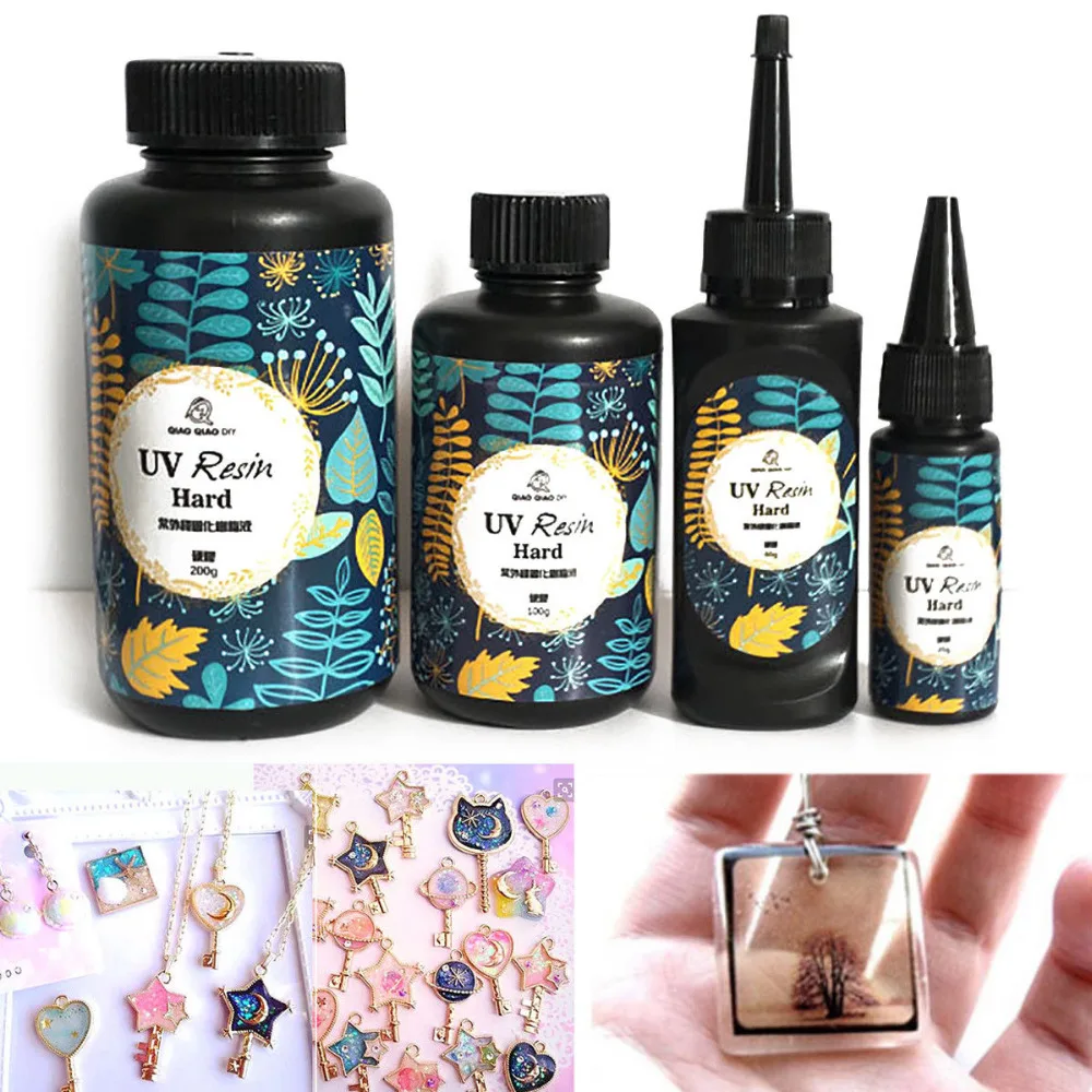 

New Arrival DIY 25/60/100g UV Resin Ultraviolet Curing Solar Cure Sunlight Activated Hard Glue Resina Dropshipping