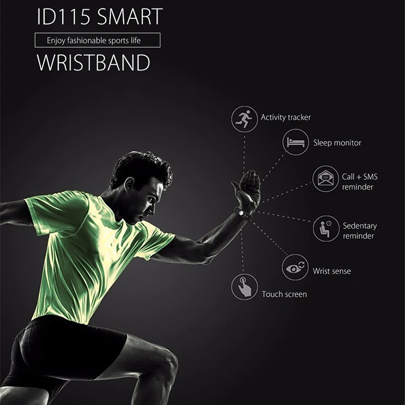 smart watch band bracelet wristband ID115 smartwatch (18)