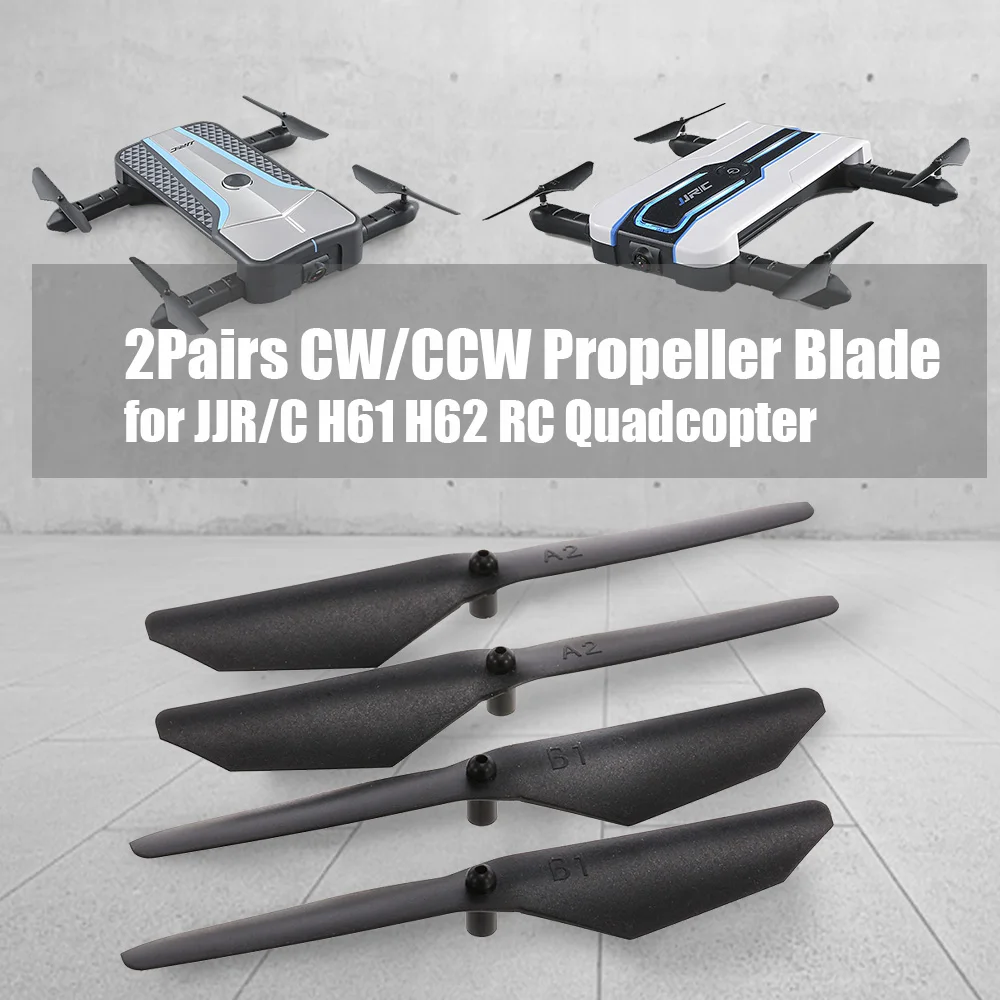 RC 2 пары CW/CCW лопасти винта для JJR/C H61 H62 высота Удержание Радиоуправляемый квадрокоптер Дрон Запчасти