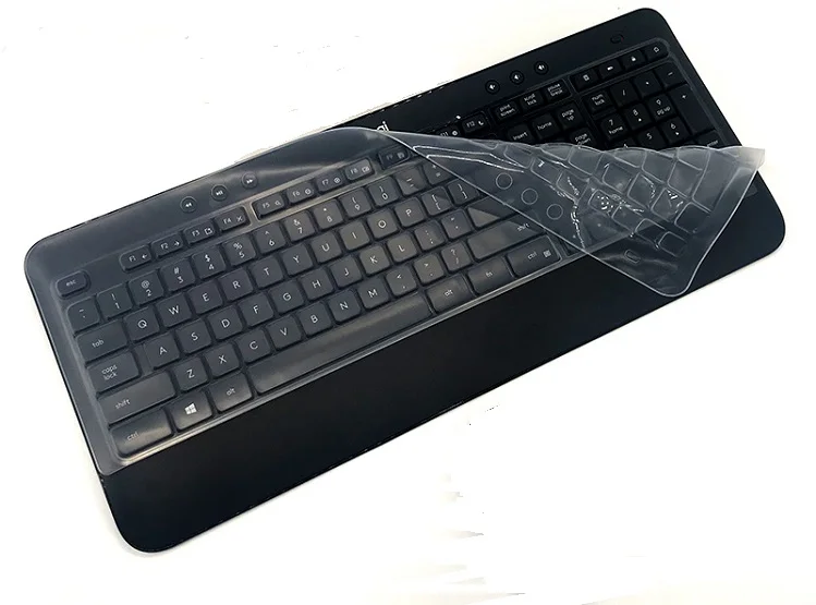 

Waterproof dustproof Clear Transparent Silicone Keyboard Cover protectors For Logitech MK540 K540 MK545 K545
