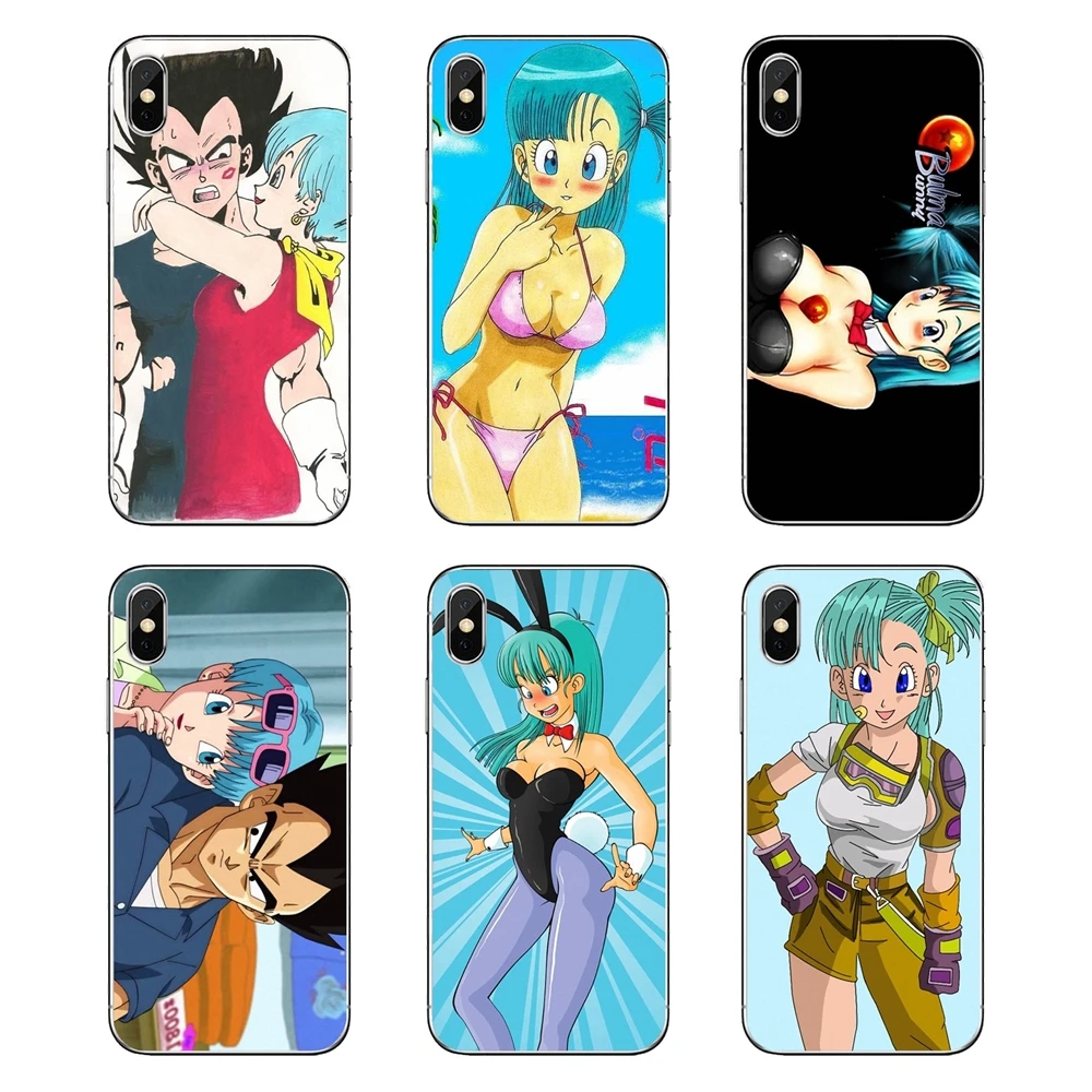 

For Xiaomi Mi A1 A2 5X 6X 8 lite SE Pro Max Mix 2 2S 3 Mi5 Mi5S Soft Transparent Shell Covers dragon ball z bulma Japan Anime