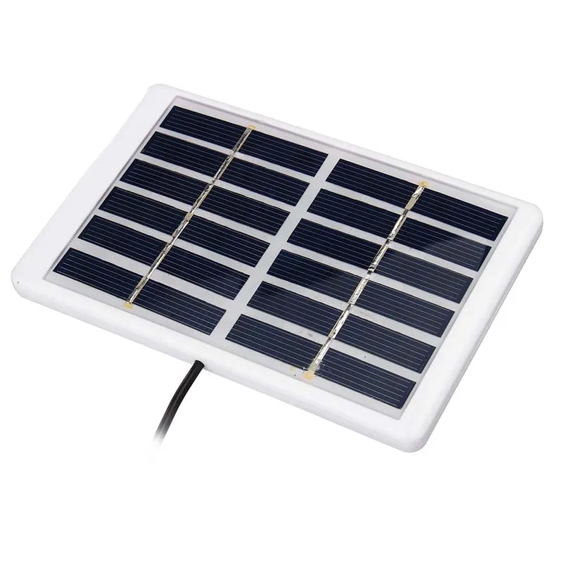 Портативная солнечная панель 5 Вт 5 В, уличная Солнечная зарядная панель, 3 метра, кабель для скалолазания, быстрое зарядное устройство, поликремниевый планшет, солнечный генератор