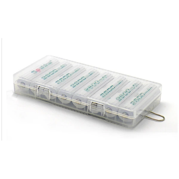 

Soshine 5 pcs 8*AA Battery Holder Case aa Battery Storage Box with Hook Holder Transparent