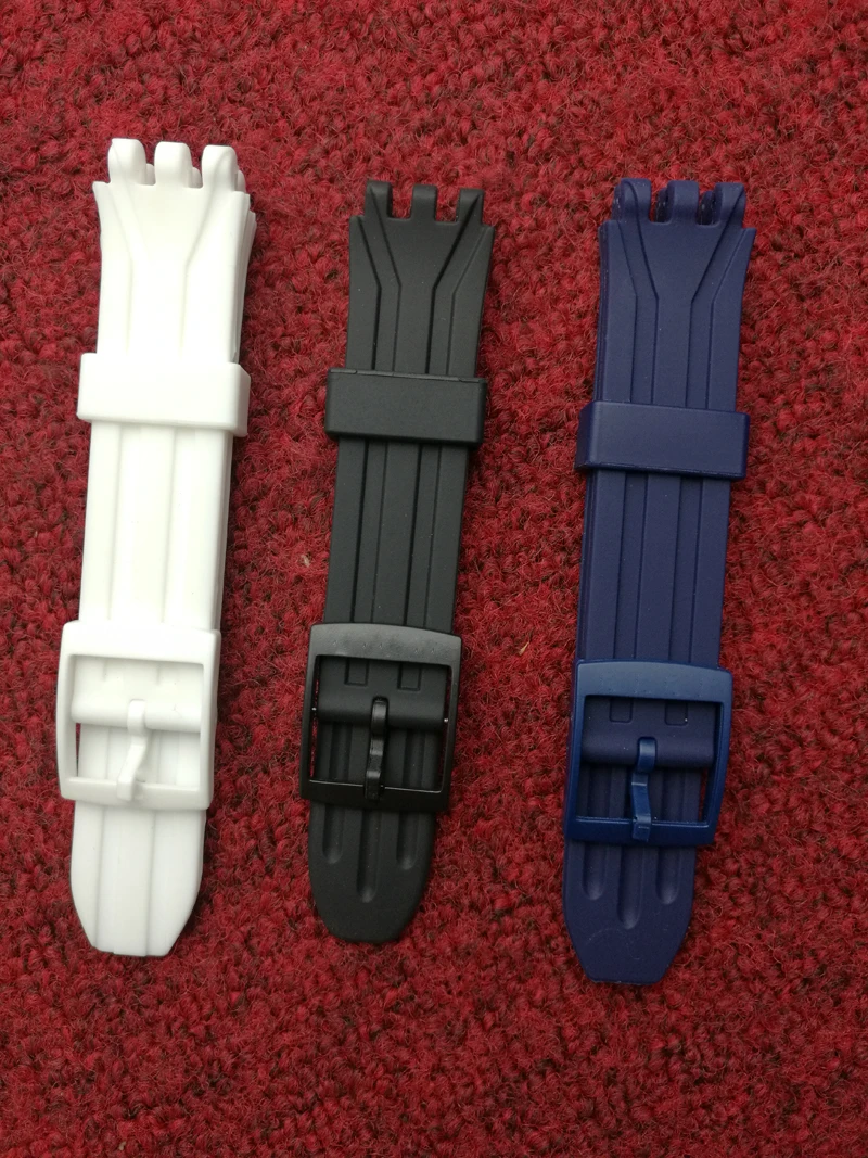 Strap Accessories for Swatch Swatch Strap Silicone Silicone Strap 18mm ...