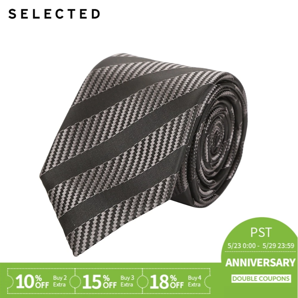 

SELECTED Men's Woven Polyester Pattern Business-casual Tie A|41731T501