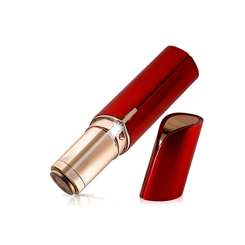 

Red Lipstick Shape Electric Epilator Shaving Hair Removal Epilator Razor For Women Body facial Lipstick Shaver Dropshipping