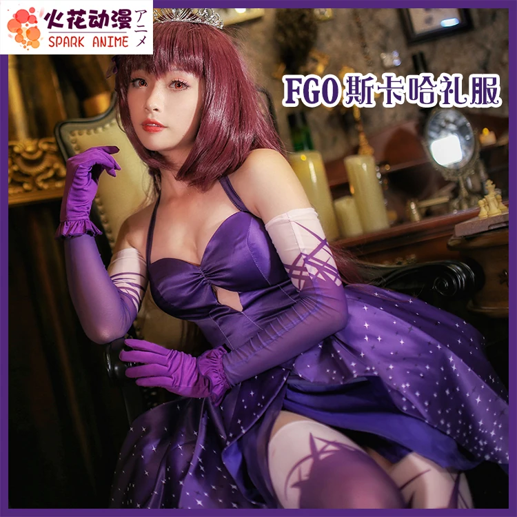 

[JAN.STOCK] 2018 Hot Anime Fate Cathach Cosplay Costume 2th Anniversary Dress Uniform For Women Christmas Free Shipping New.