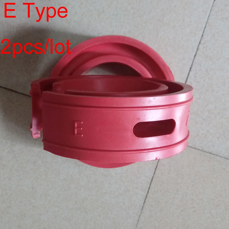 

Youwinme 2Pcs Red E Type Car Shock Absorber Spring Bumper Power Cushion AMT Buffer Auto Suspension Coil Damper