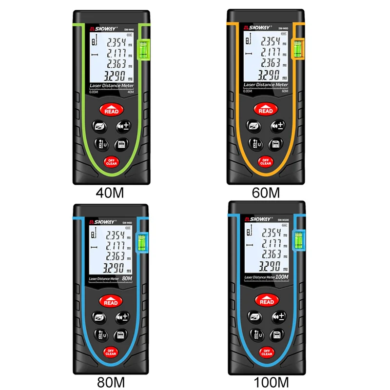

Handheld Laser Range Finder Infrared Measuring Instrument Electronic Scale Laser high-precision range laser Scale 40 60 80 100M