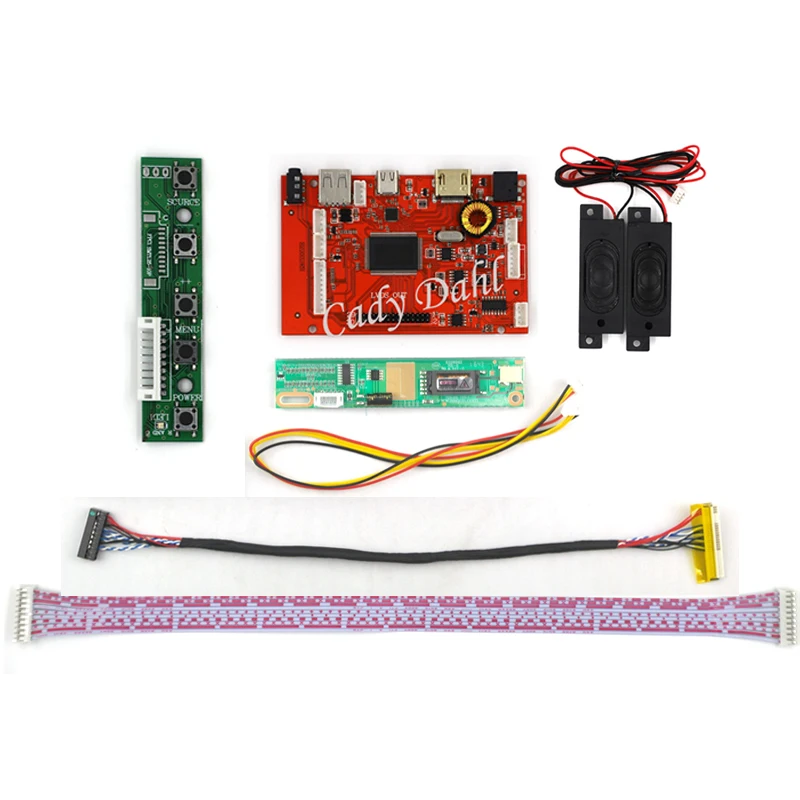 

TYPE C USB HDMI AV Earphone + 30P LVDS Cable + Speaker + CCFL Backlight Controller Board Kit for PC Matrix 1280X800 LCD Display