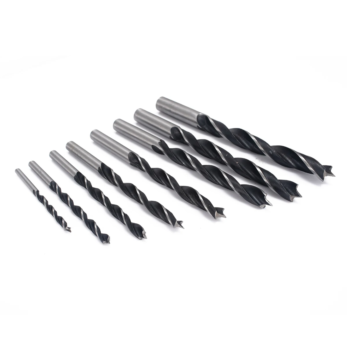 8Pcs Woodworking Metal Wood Drill Bits Kits 3/4/5/6/7/8/9/10mm High Carbon Steel Twist Drill Bit