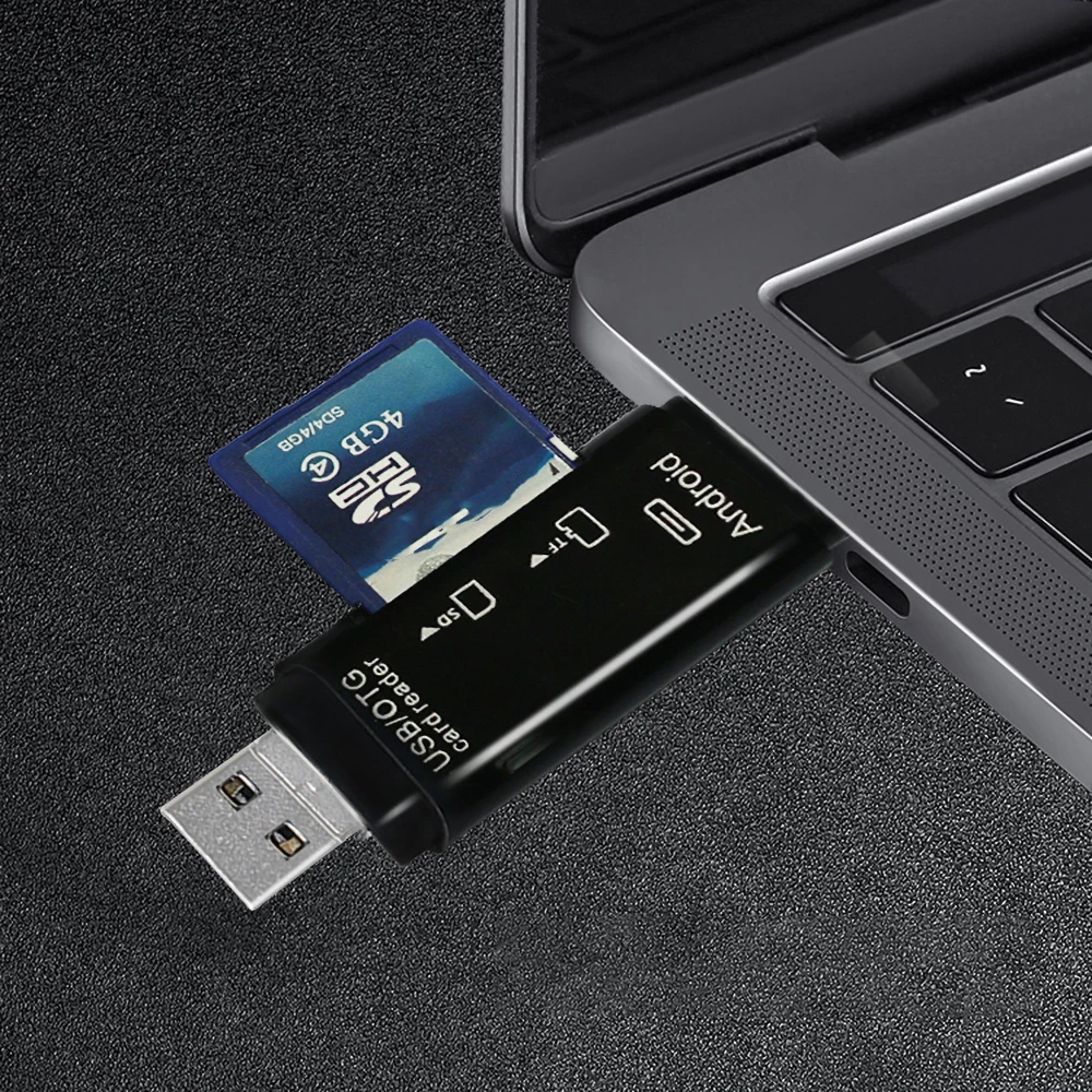 Последний тип C, Micro USB и USB 3 в 1 OTG Кардридер высокоскоростной USB2.0 Универсальный OTG TF/SD для Android удлинитель компьютера