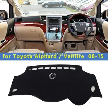 

Dashmats car-styling accessories dashboard cover for Toyota alphard Vellfire 2008 2009 2010 2013 2014 2011 2012 2015 RHD