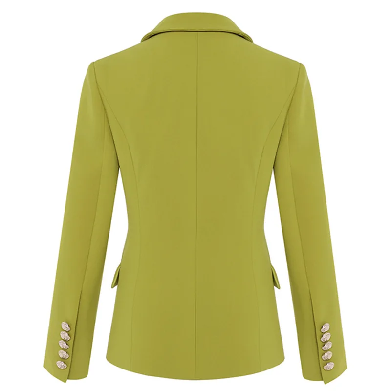 Fashion double breasted women jackets New 2018 spring autumn Blazers coats Elegant slim Fit OL coat D052