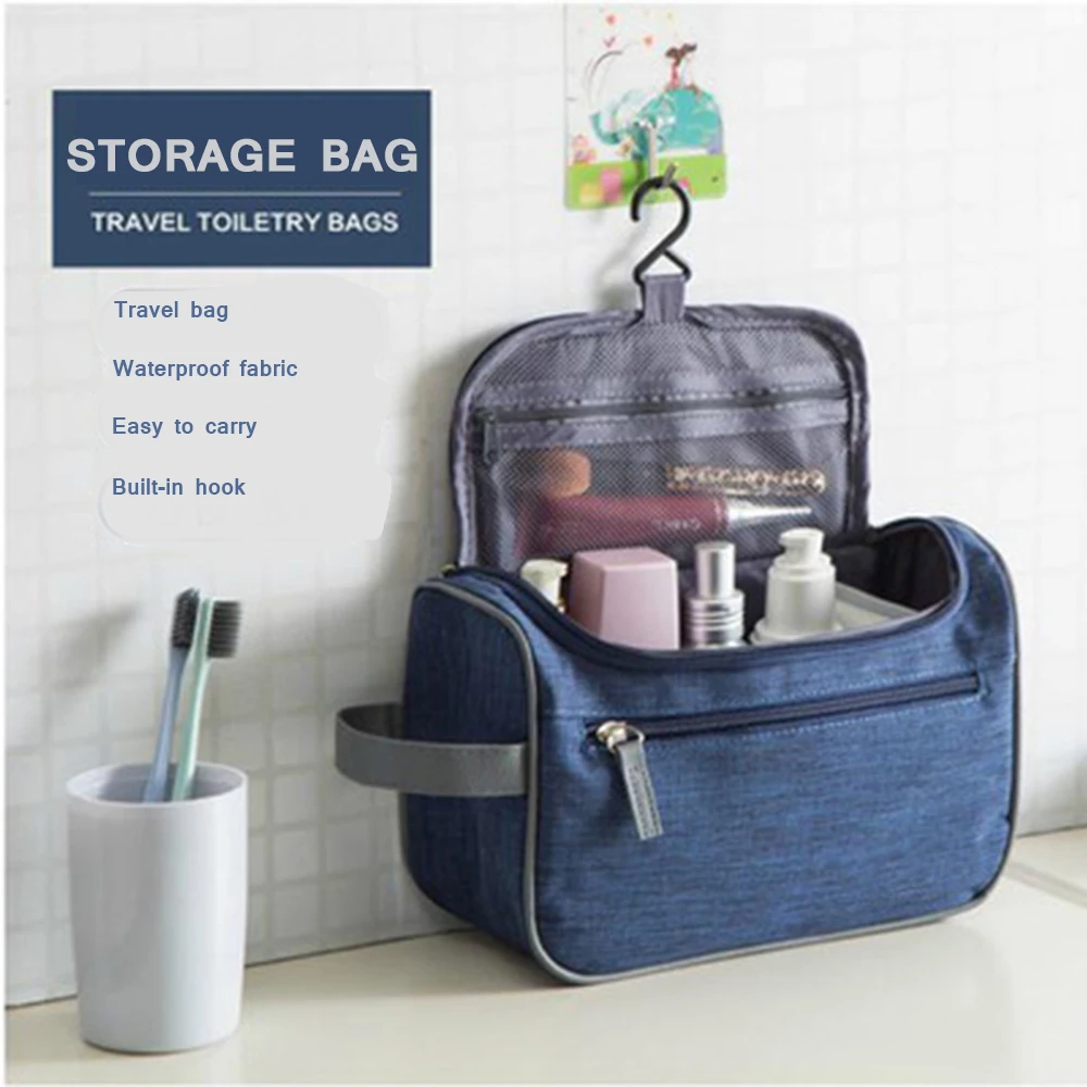 

Hook-type cosmetics toiletries storage bag Hand Luggage Large Casual Storage travel bag lectronics Accessories Organizer