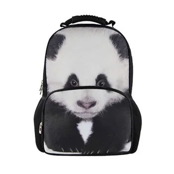 

FORUDESIGNS 3D Panda Shape Backpack For Women Cute Girls School Backpack Female Korean Style College Student Book Bag Retail