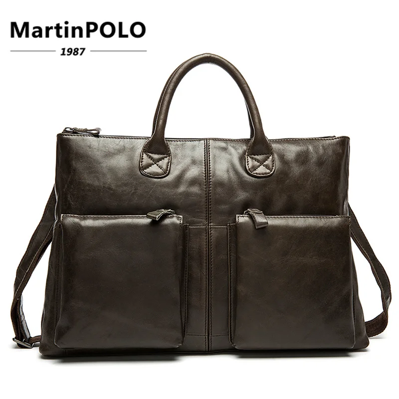Мужской портфель из натуральной кожи сумка деловые мужские сумки для мужчин t сумка мужская кожаная сумка для ноутбука Портфель MLT502
