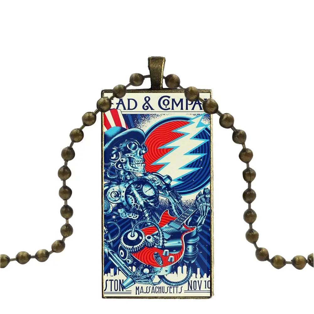 Музыкальная группа Grateful Dead для женщин модное ожерелье ручной работы