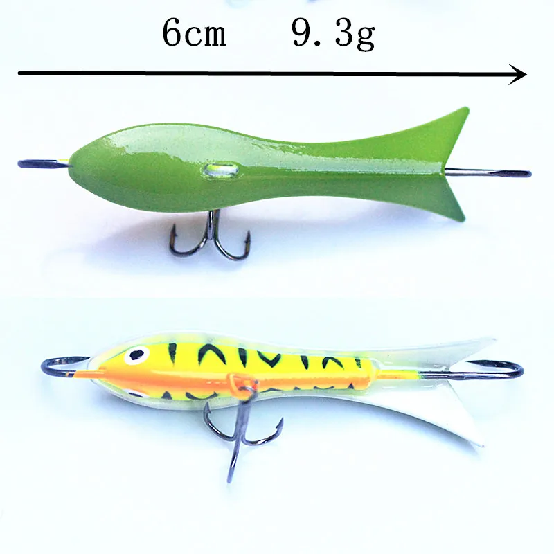 KKWEZVA, новинка, 4 шт./лот, 60 мм, 9,3 г, блесна Айс джиг для рыбалки, приманка для зимней подледной рыбалки, жесткая приманка, рыболовные снасти, искусственная приманка