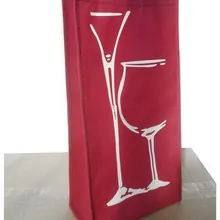 Нетканые сумки для винных бутылок 37x12x9 см 14,6 дюймов логотипы печати сумки Compamy рекламные подарочные сумки для промоакции держатели перевозчика