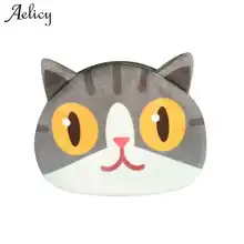 Aelicy Cute Print Cat Face font b Wallet b font Change font b Purse b font