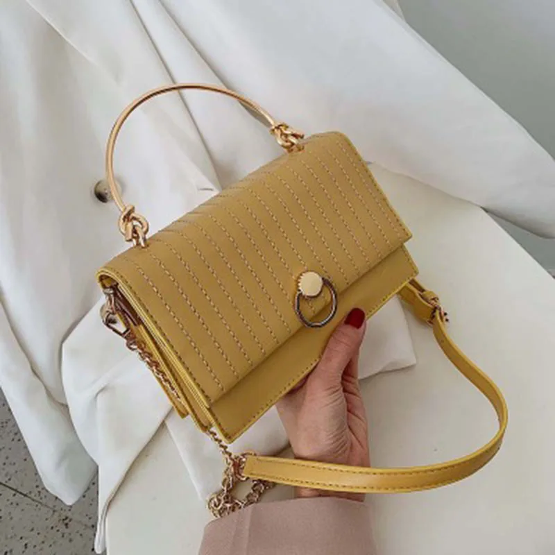 

Explosion models 2019 foreign gas chain slung fashion multi-function small square bag wild elegant retro female shoulder bag