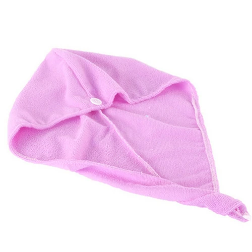 Обувь для девочек Женская Magic быстросохнущая банное полотенце для сушки волос головной убор-чалма, макияж, косметика, колпачок инструмент для купания - Цвет: Фиолетовый