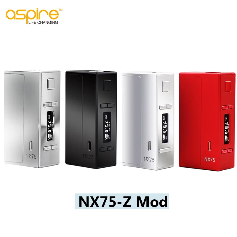 

Clearance Original Aspire NX75-Z 75W Mod E Cigarette Box MOD Vape With CFBP Function Powered by 18650 Battery