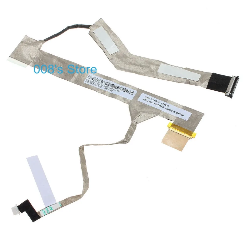 

New LED LCD Cable For LENOVO SL410 SL410K L410 L412 45M2855 DD0GC2LC000 63Y2205 63Y2204 DD0GC5LC000 Screen LVDS FLEX Ribbon