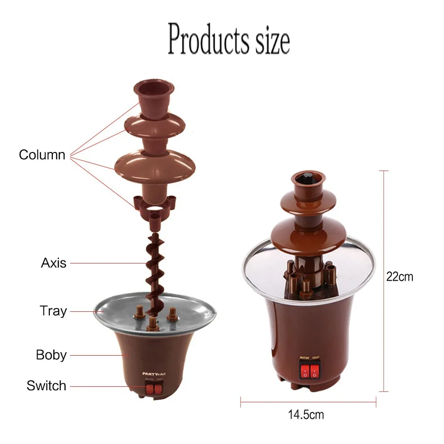 Electric Mini Chocolate Warmer, DIY Melting Pot, Creative Design, DIY Melting Pot, Party Fondue New
