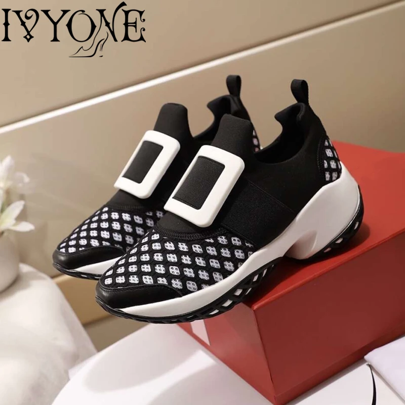 

Air Mesh Fashion Platform SnekaWomen Casaul Bling Rhinestone Shoes Solid Female Flat Real Leather Shoes Ladies Slip on Shoes New