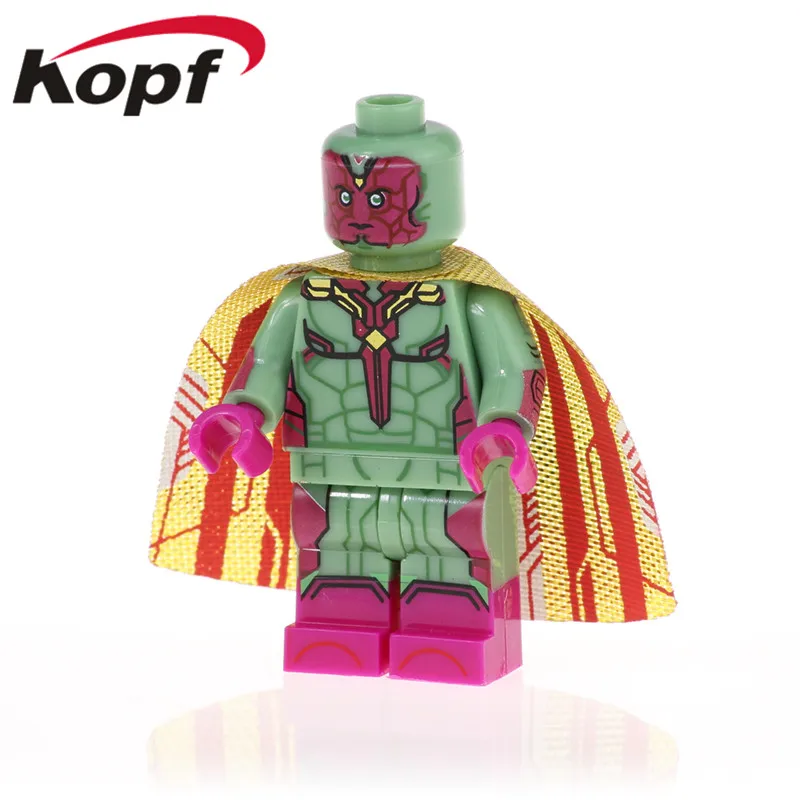

XH 946 Super Heroes Single Sale Figures Falcon Assemble War Machine Action Vision Bricks Building Blocks Children Toys Gift