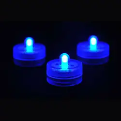 Горячая 12 LED Погружные Водонепроницаемый свадебный Декор партии tealight Беспламенного для свадьбы Бесплатная доставка