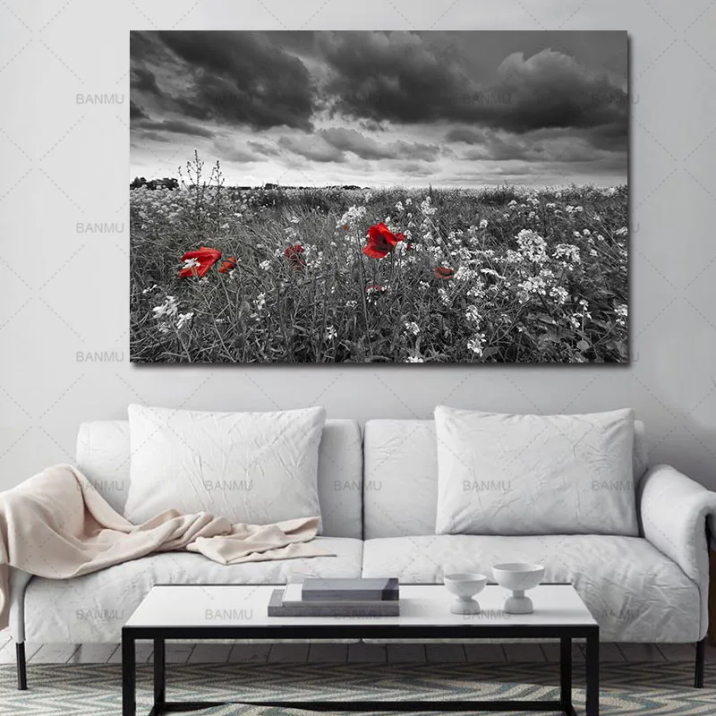 

Canvas painting landscape Picture home decor Wall art print flower canvas tree home decor Pictures decoration for Living Room