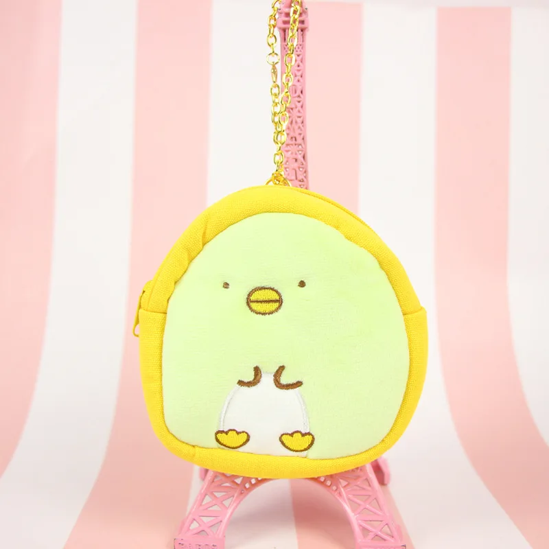 IVYYE Sumikko gurashi плюшевый кошелек мягкая кукольная сумка милый мультфильм пушистые сумки мягкий мини-мешок для игрушек малыш девочка подарок на день рождения Новинка - Цвет: see chart
