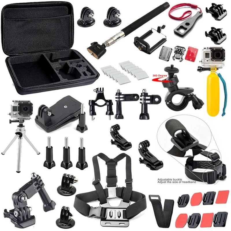 Camera Accessories Monopod pole Bike Handlebar Holder 3 way Adjustment Base Floating Handle Grip