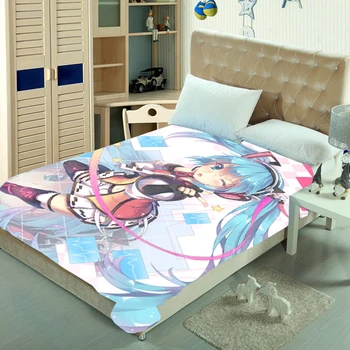

VOCALOID2 Anime Hachune Miku 200*150CM Single-layer Blanket #40383