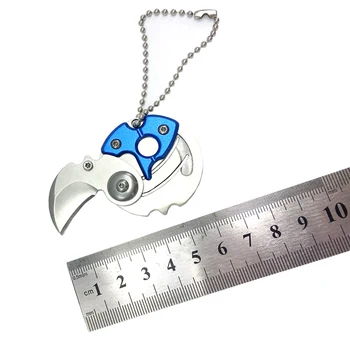 

2pcs Mini Portable Folding Coin Knife EDC Carry Tool Small Pocket Knife Keychain Hanging Key Chain Gift Survival Outdoor Knife