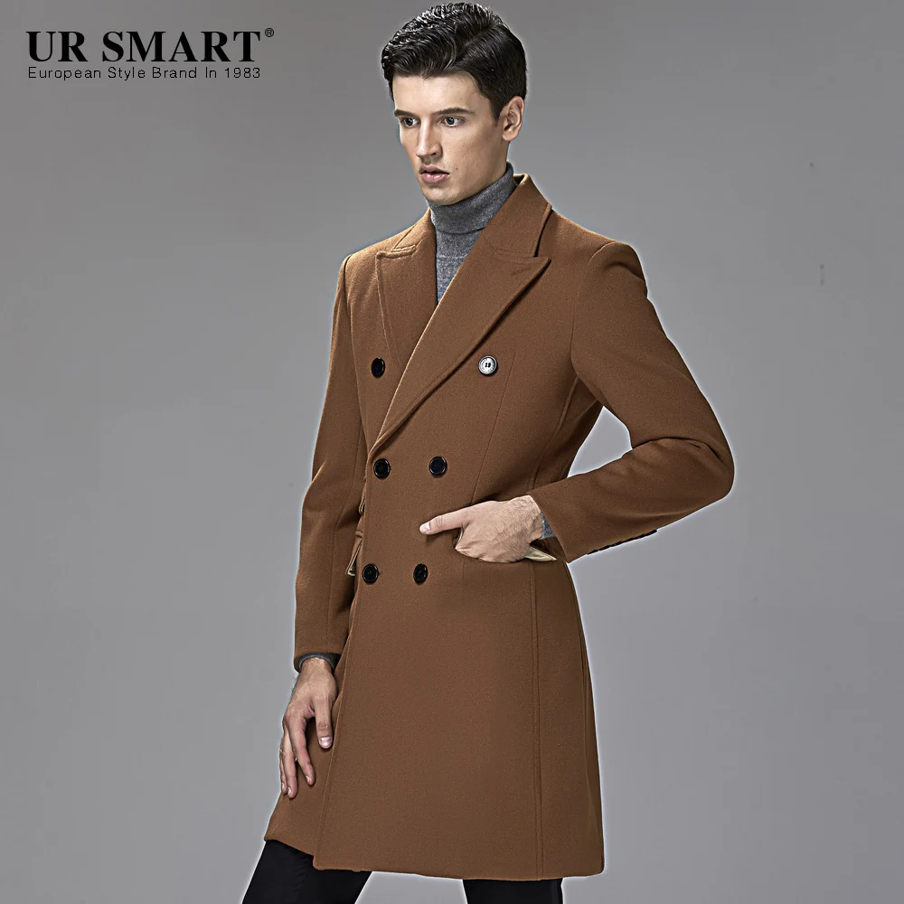 Gentleman Style Ursmart Authentic Long Wool Coat Cultivate One S
