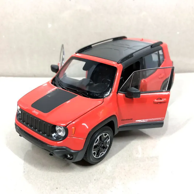 RIAN DAY 1/24 масштабная модель автомобиля SUV Toys Jeep Renegade Trailhawk литая металлическая модель автомобиля игрушка для подарка/коллекции/детей