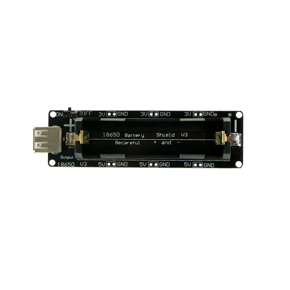 

1PC Micro USB Wemos ESP32 18650 Battery Shield V3 ESP-32 LED Raspberry ( Battery Not Included )